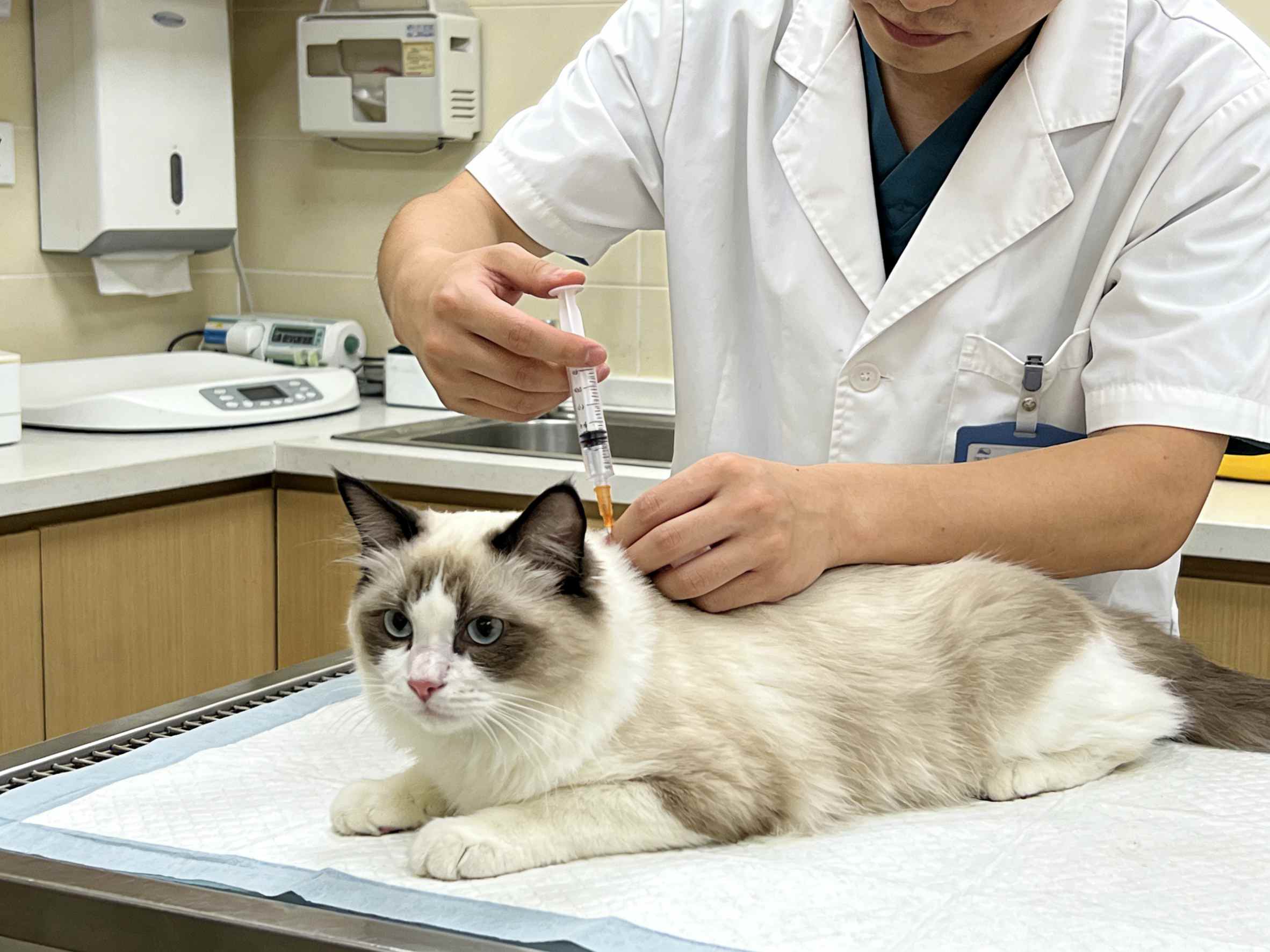 Administer GS 441524 to the cat